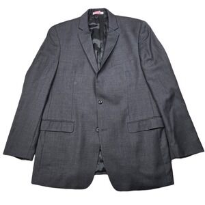 Joseph Abboud Wool Suit Blazer Jacket‎  Mens 42L Charcoal Gray Sport Coat